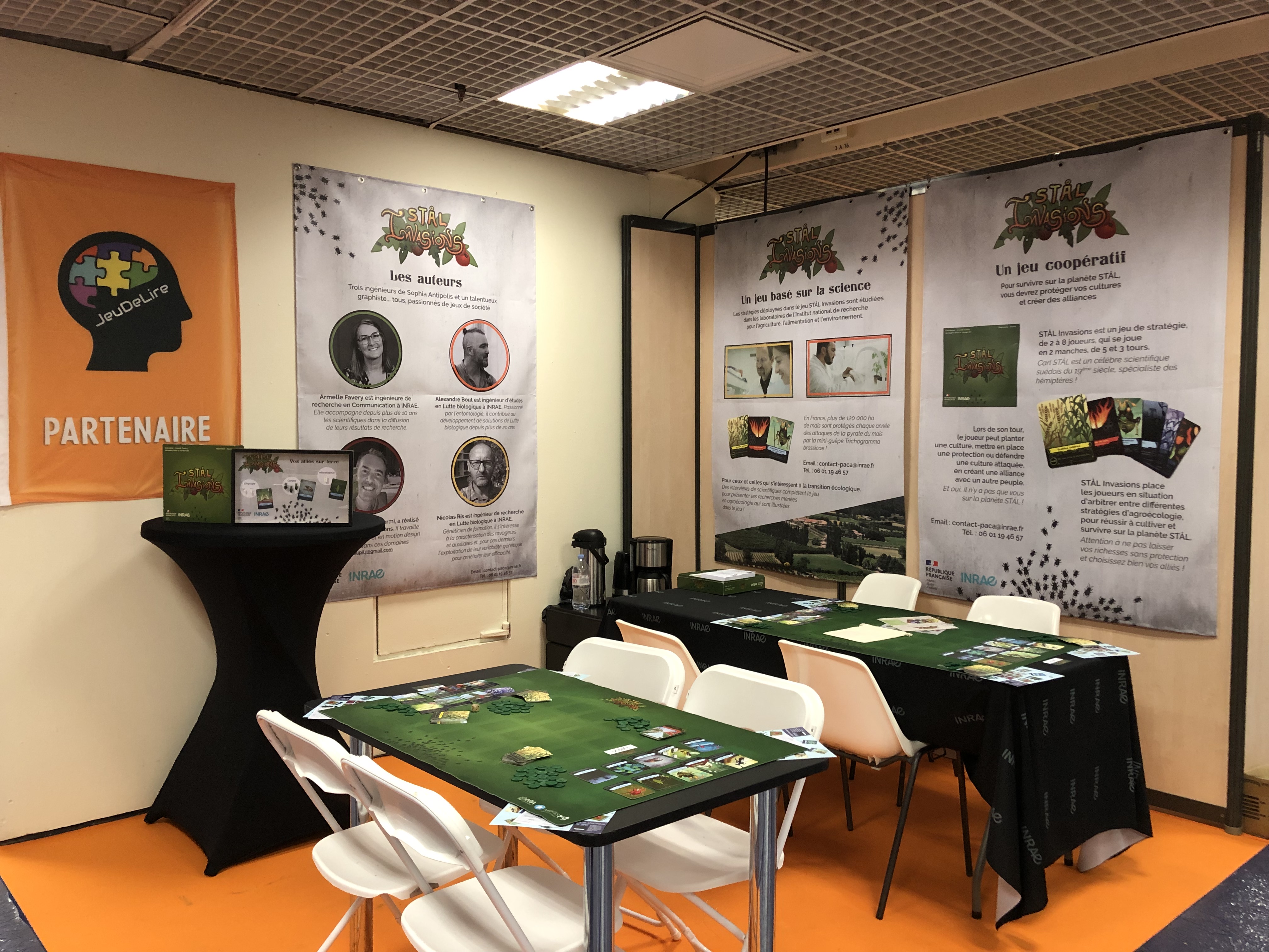 Stand INRAE au Festival international du jeu de Cannes 2024