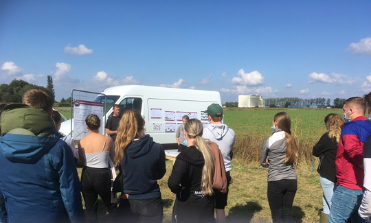 Ateliers suivis biologiques, sur le terrain
