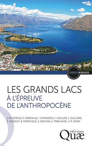 Couverture de l'ouvrage Les grands lacs à l'épeuve de l'anthropocène