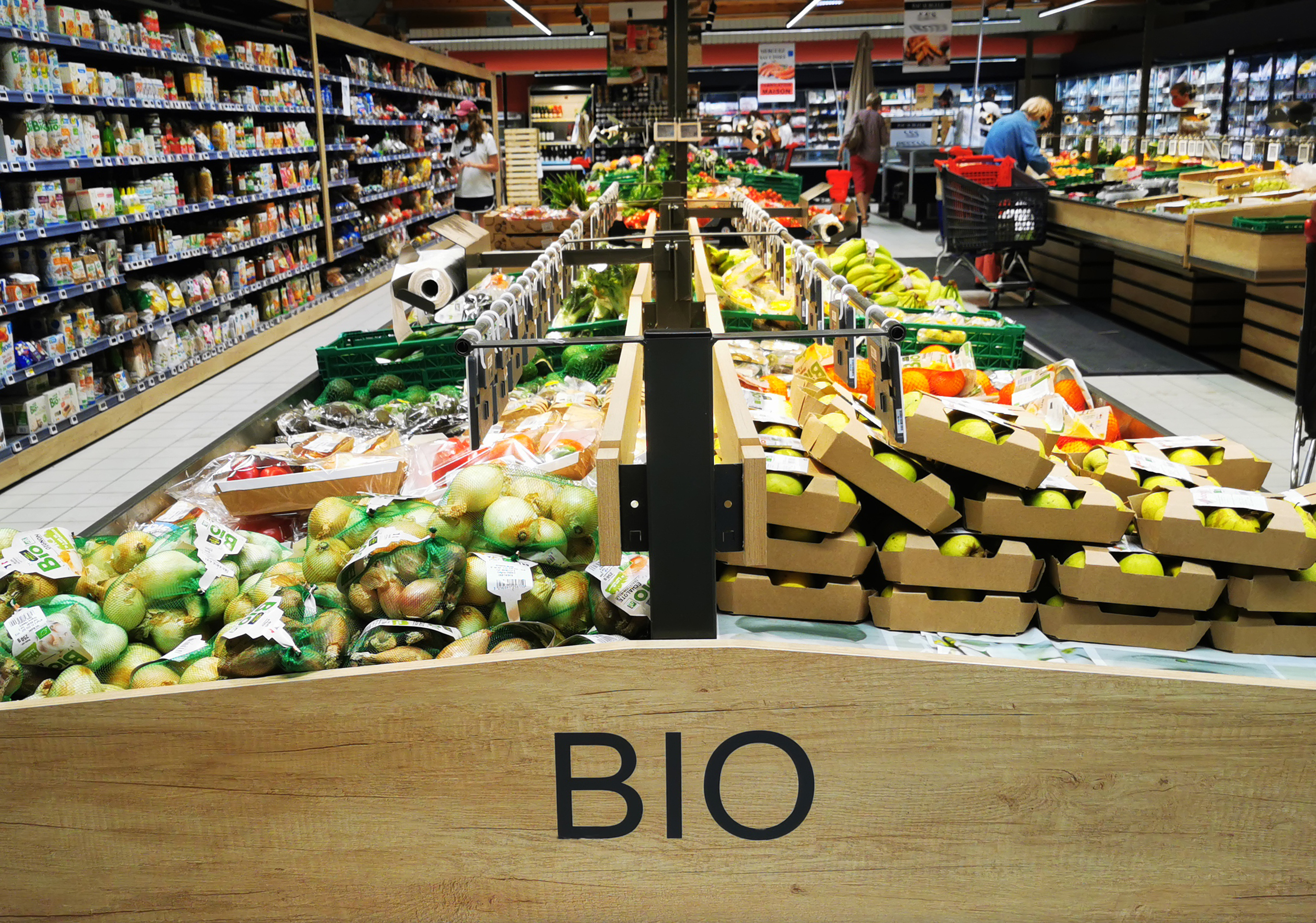Produits bio en GMS