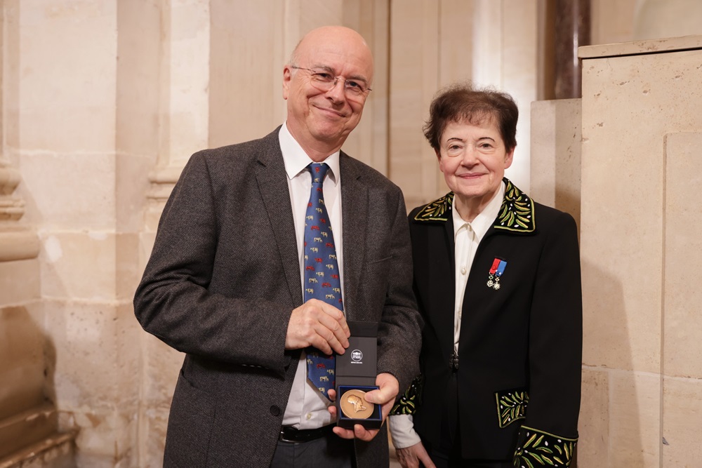 Dider Boichard et Françoise Combes à l'Académie des sciences, le 27 novembre 2024