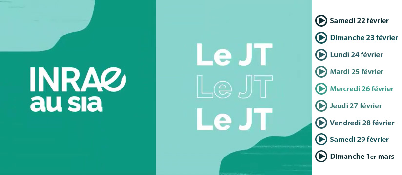 Le JT d'INRAE au SIA 2020