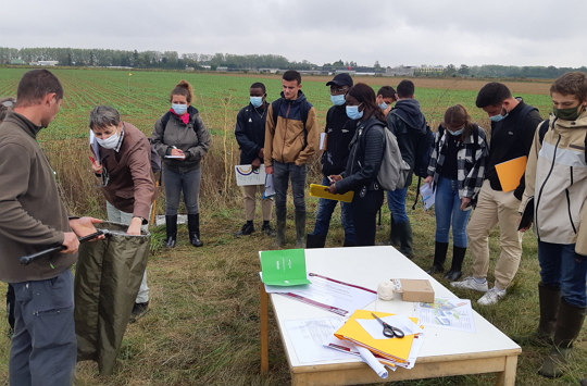 Ateliers suivis biologiques, sur le terrain