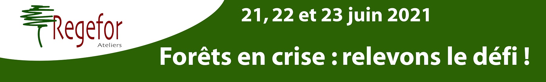 Lien vers le site de l'évènement REGEFOR 2020