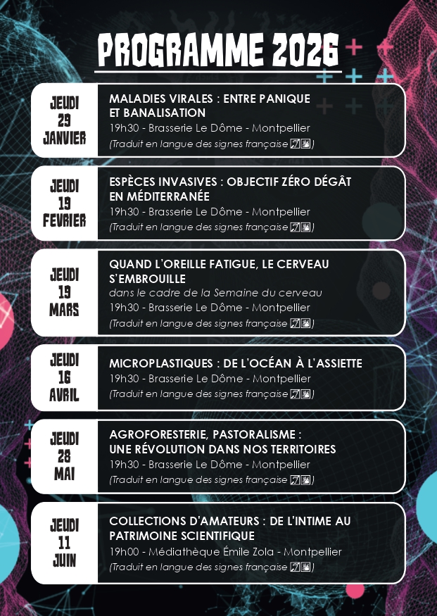 Bar des sciences Montpellier 2026