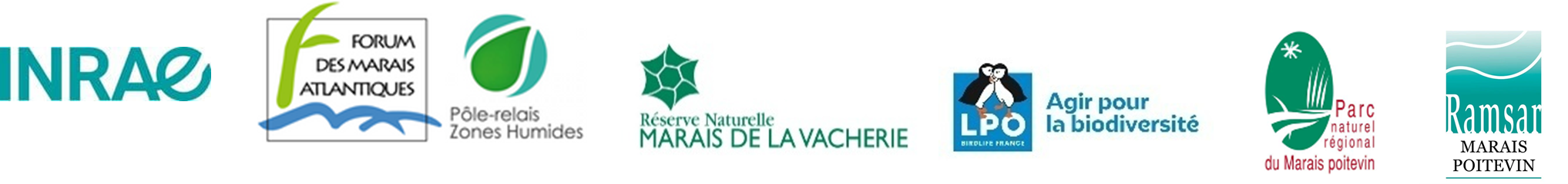 Logos des organisateurs du goûter des marais