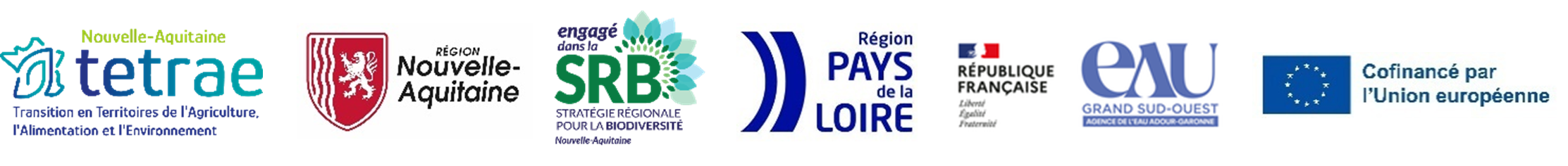 Logos des soutiens financiers du goûter des marais