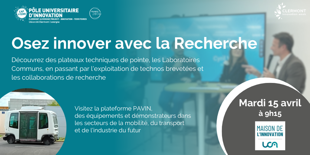 Oser innover avec la recherche, 15 avril 2025