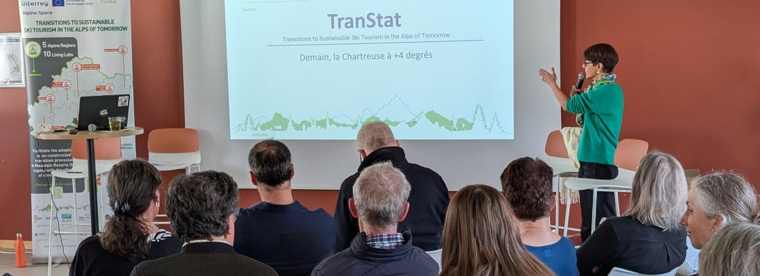 Emmanuelle George anime une réunion en 2025 à St Pierre de Chartreuse