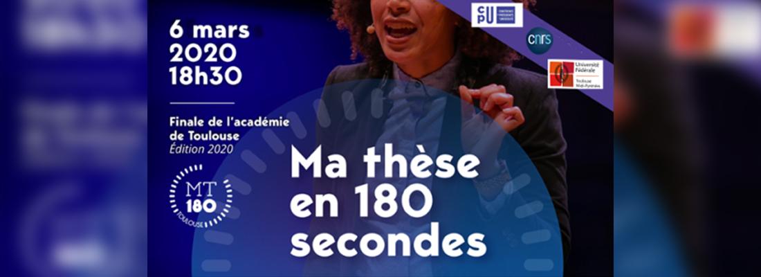 illustration Sidonie Durieux sélectionnée pour la finale régionale du concours « Ma thèse en 180 secondes » !