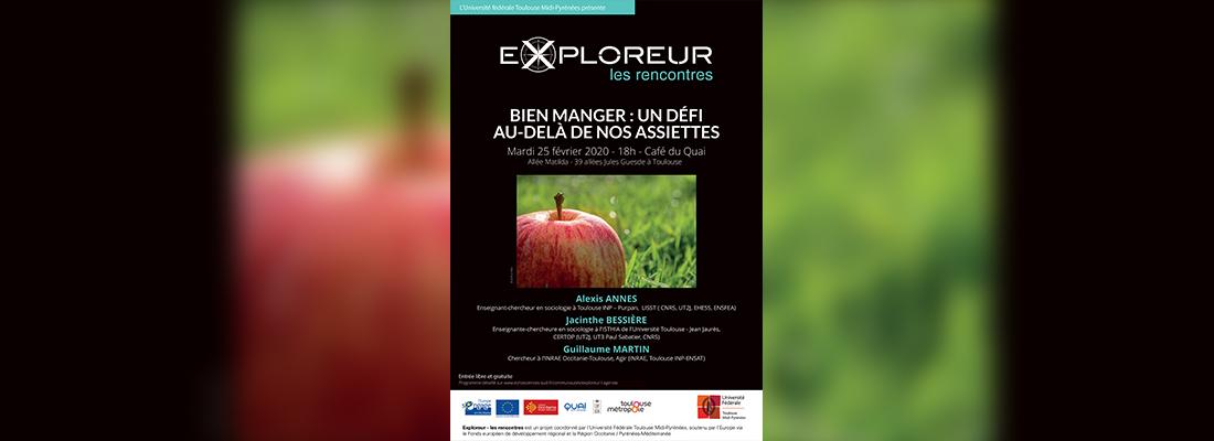 illustration Café du quai « Bien manger : un défi au-delà de nos assiettes »