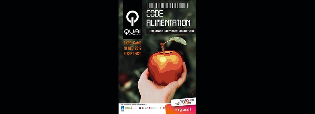 illustration Expo-Game « Code alimentation » au Quai des Savoirs à Toulouse !
