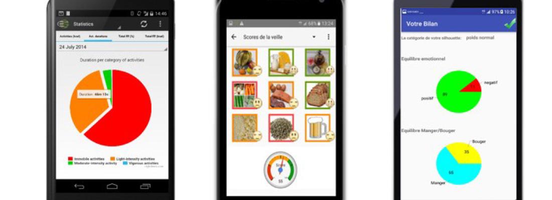 illustration Dites STOP à la sédentarité et à la malnutrition grâce à votre téléphone