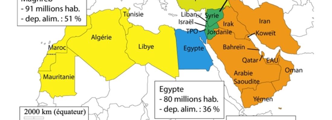 illustration Afrique du Nord - Moyen-Orient à l'horizon 2050, vers une dépendance accrue aux importations agricoles