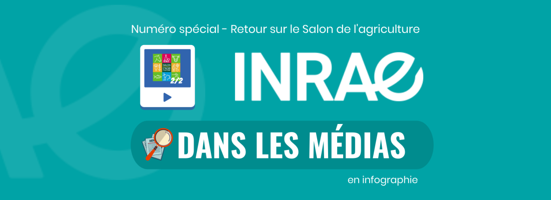 illustration INRAE dans les médias spécial Salon de l'Agriculture