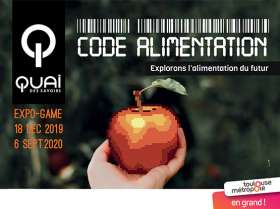 Affiche de l'exposition code alimentation