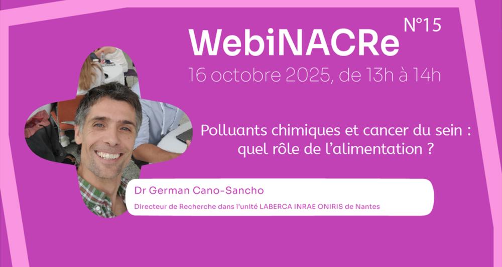 WebiNACRe n°15 : Polluants chimiques et cancer du sein : quel rôle de l’alimentation ?