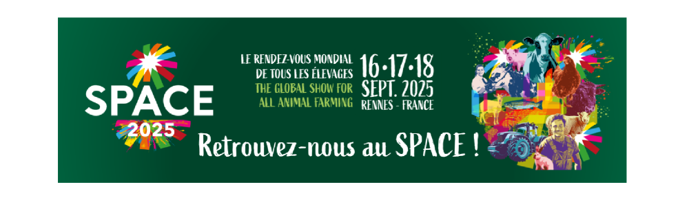  16 au 18 septembre à Rennes - Retrouvez INRAE au SPACE, le salon dédié à l'élevage