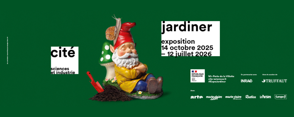 Visitez l'exposition Jardiner dès le 14 octobre 2025 à la Cité des sciences et de l'industrie