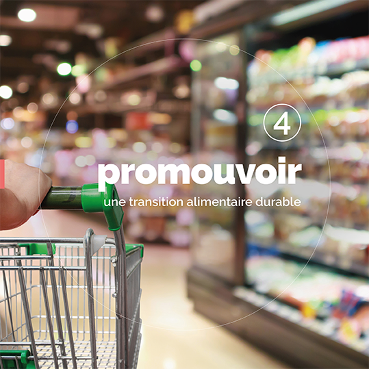Promouvoir une transition alimentaire durable