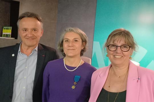 Claire Rogel-Gaillard promue Officier de l’Ordre National du Mérite