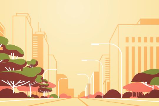 Le rafraîchissement des villes par les arbres