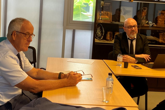 Prefect of Corsica visits INRAE
