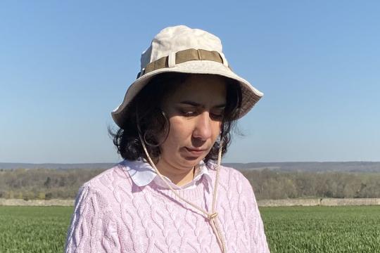 illustration Roula Shamsi, une PAUSE pour la réfugiée scientifique