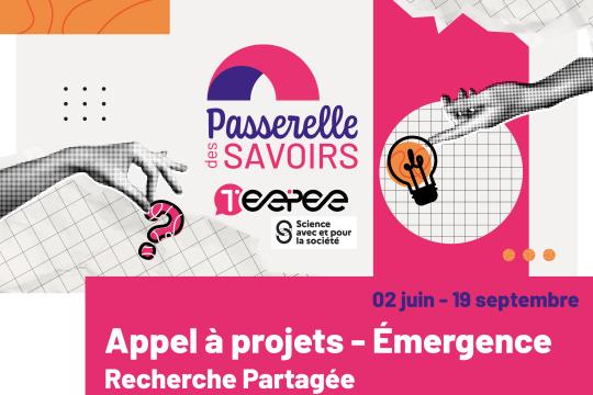 [Projet TEEPEE] Découvrez l’appel à projets : Emergence Recherche Partagée